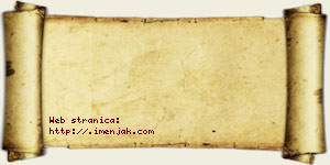 Neda Tošović vizit kartica